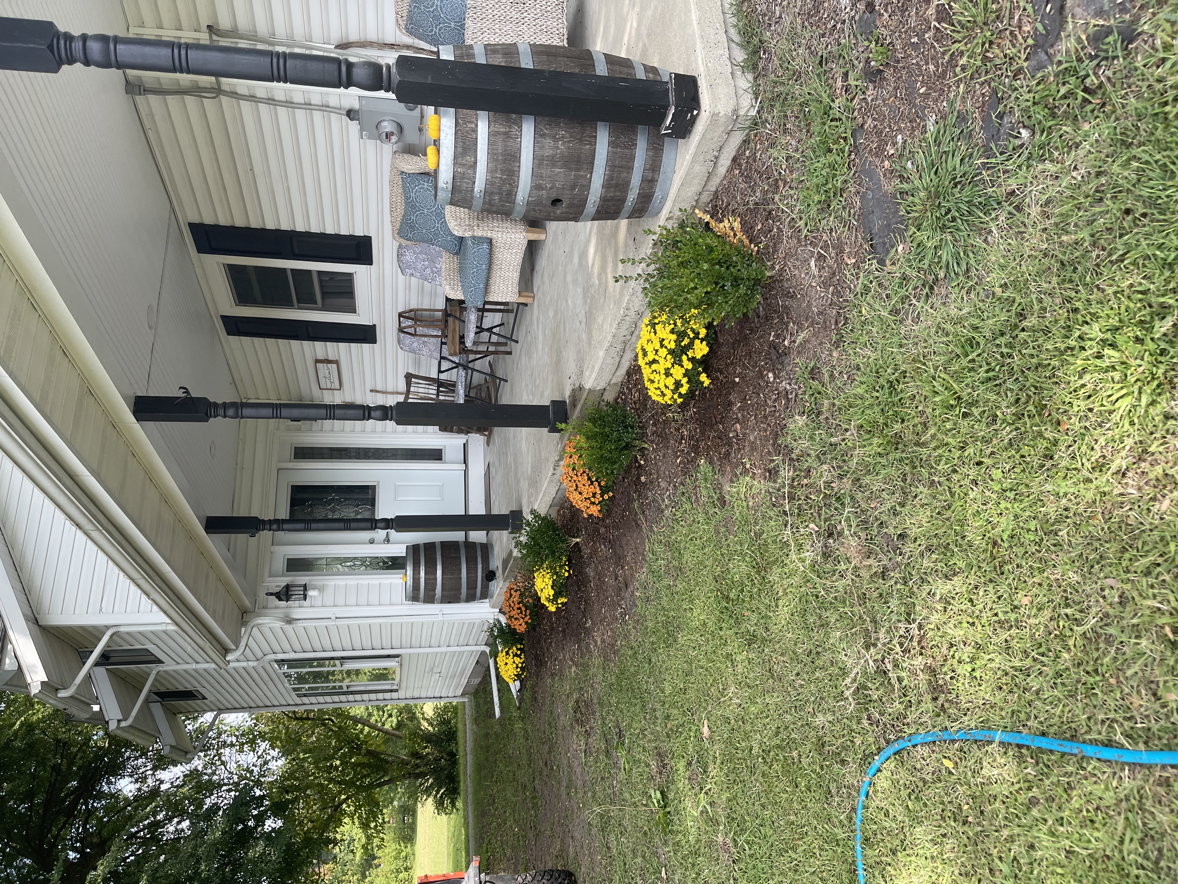 The farmhouse porch